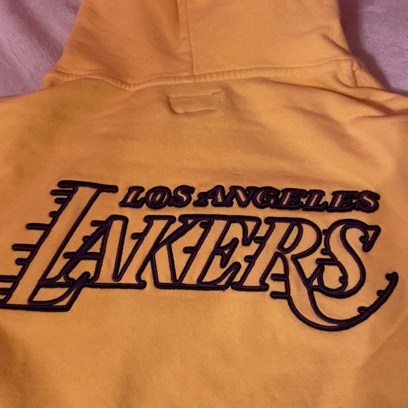 NWT FISLL Lakers Dip Dye Hoodie SZ L - Picture 12 of 15